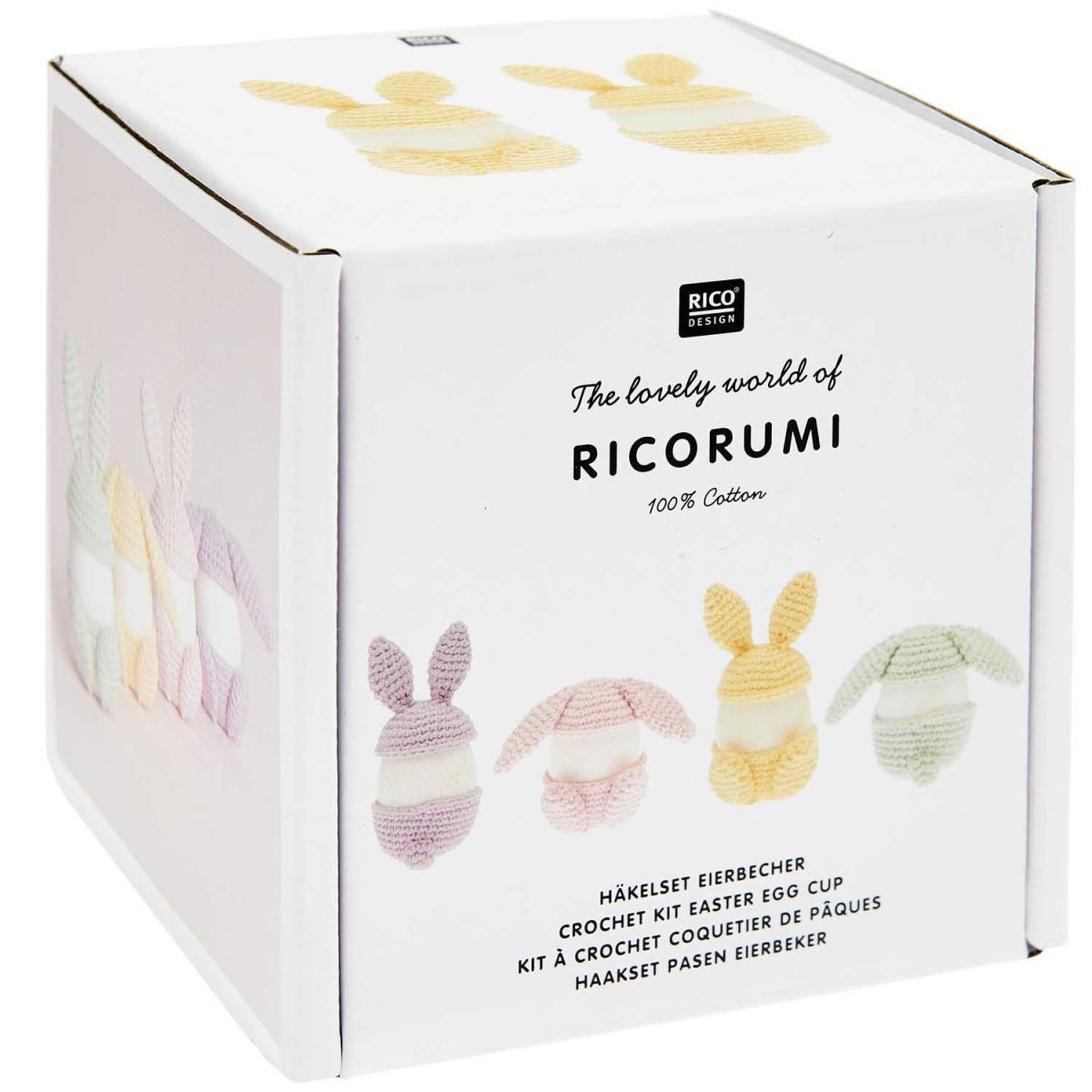 RICO DESIGN Ricorumi Kit à crochet  Coquetier de Pâques