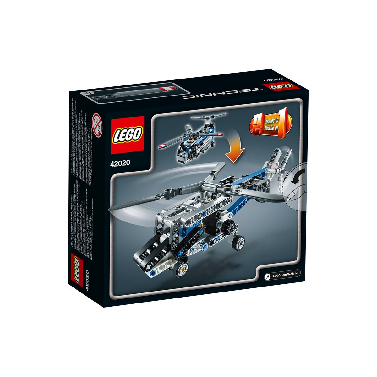 LEGO Technic 42020 - L'hélicoptère bi-rotors