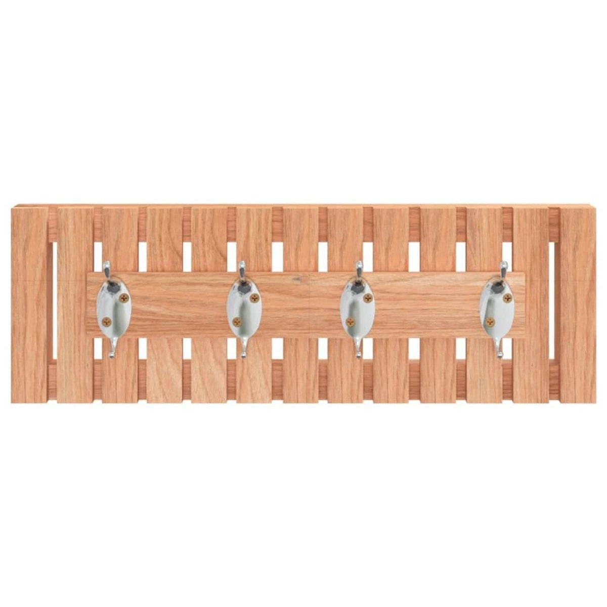 VIDAXL Cintre mural 42x8,5x14 cm Bois massif de noyer