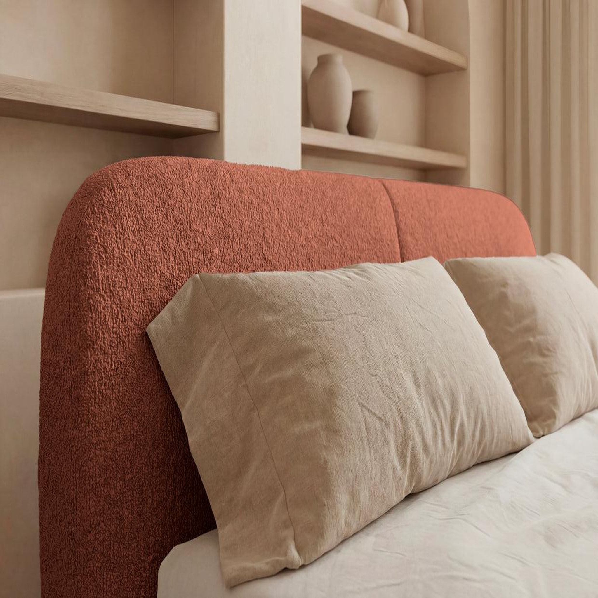 Voir la diapositive 6 : CASANOVA PARIS Delora - lit coffre tissu chenille
