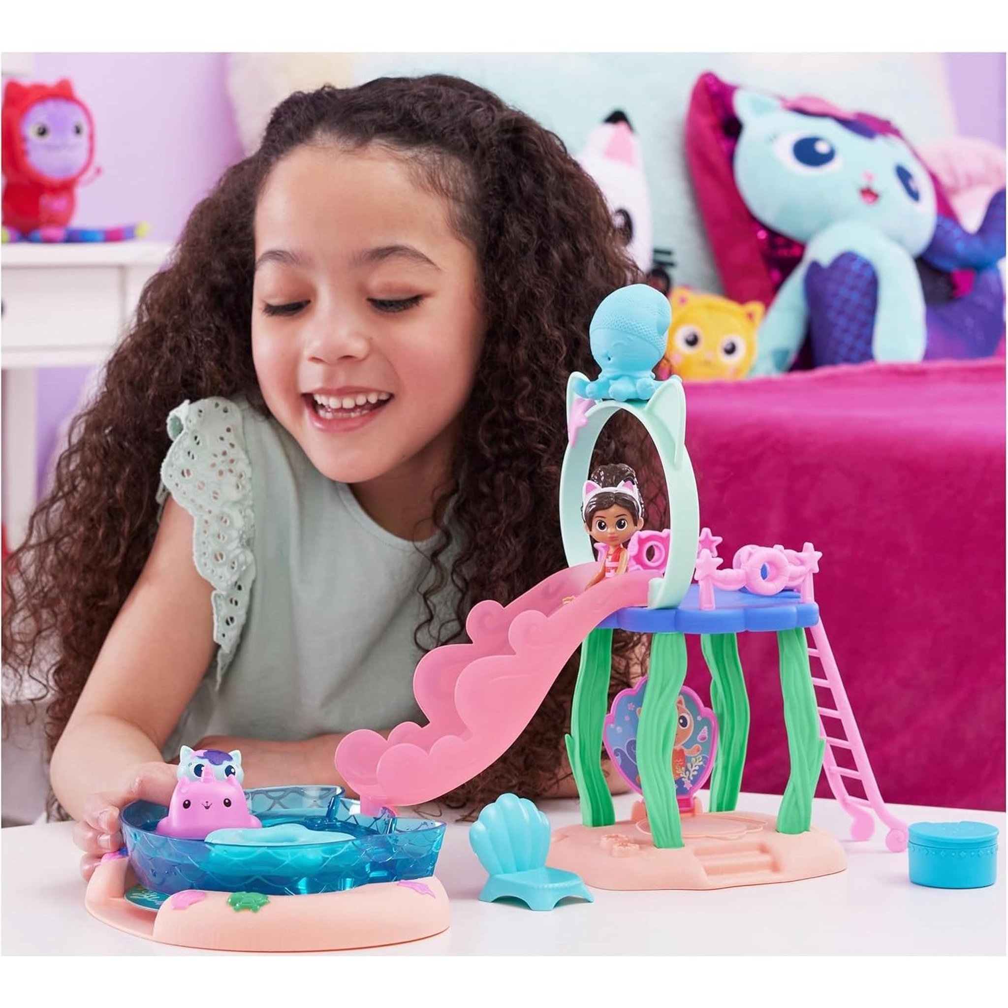 Voir la diapositive 2 : SPIN MASTER Gabby's - Pool set de jeu (Cat Adventures)