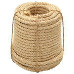 VIDAXL Corde 100 % en sisal 12 mm 100 m