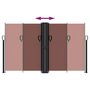 Voir la diapositive 5 : VIDAXL Auvent lateral retractable marron 140x600 cm
