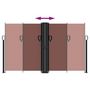Voir la diapositive 5 : VIDAXL Auvent lateral retractable marron 140x600 cm