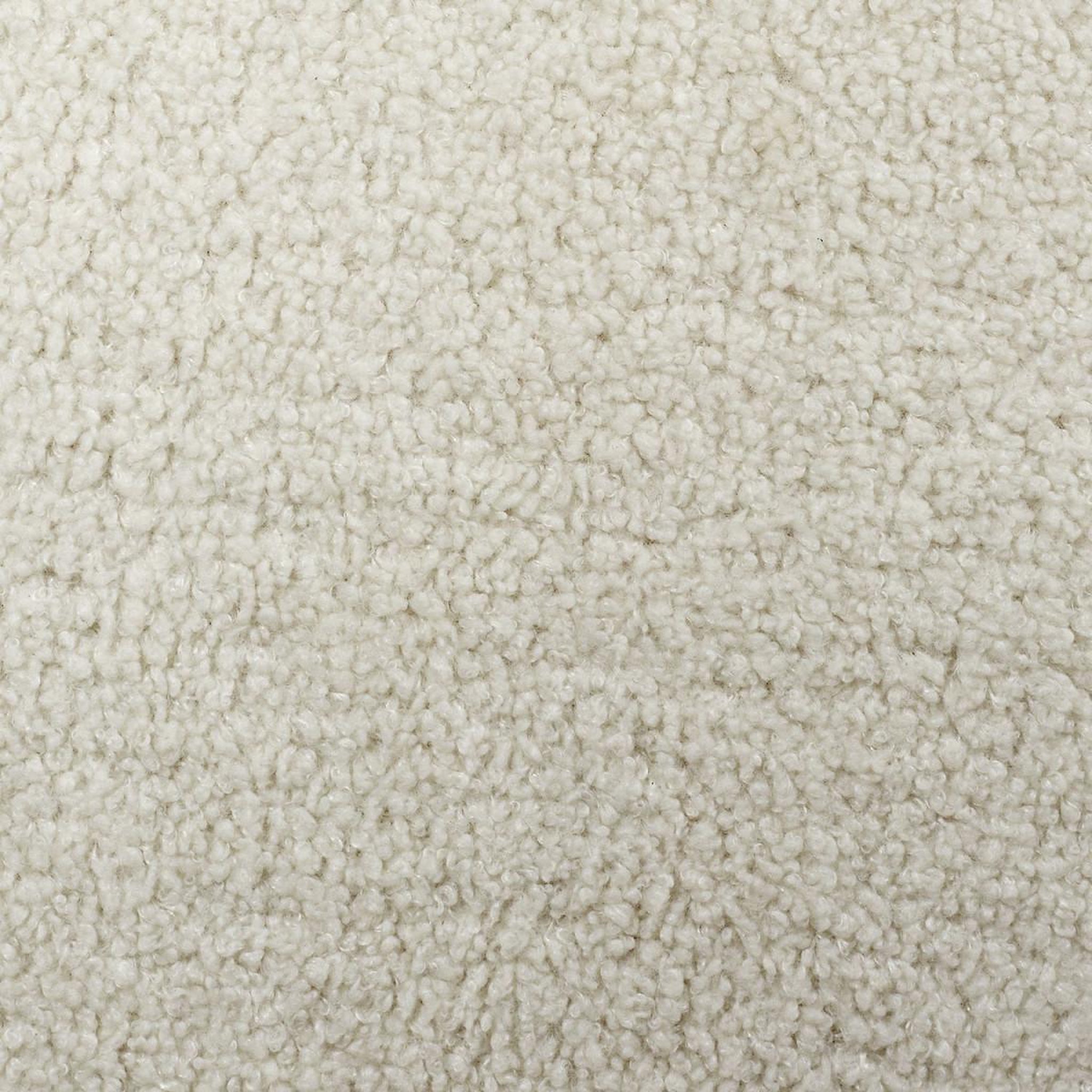Voir la diapositive 5 : The Home Deco Factory Fauteuil design bouclette  shirley  77cm blanc