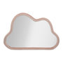 Voir la diapositive 1 : Paris Prix Miroir Mural en Velours  Cloud  90cm Rose
