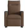 Voir la diapositive 5 : VIDAXL Fauteuil de massage inclinable Marron Tissu