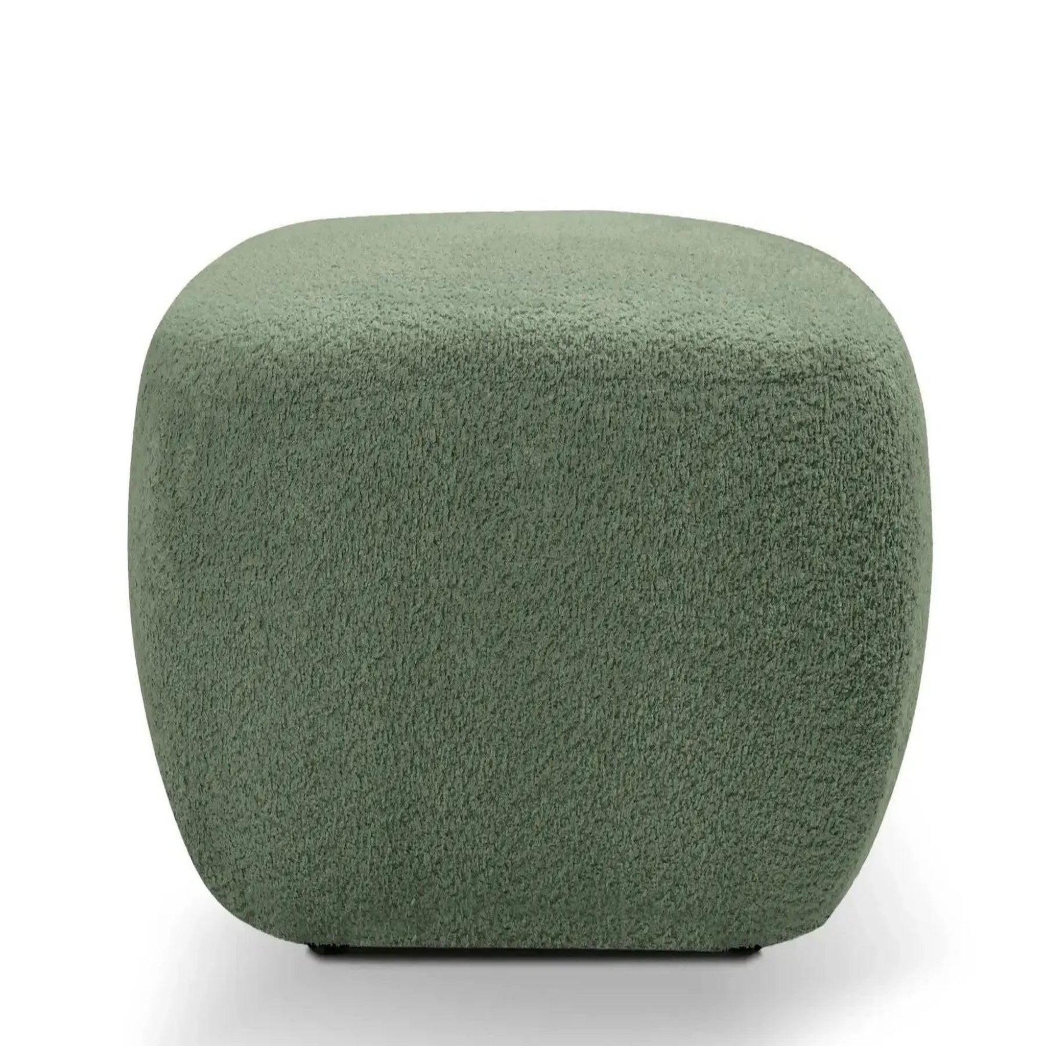 Voir la diapositive 1 : CASANOVA PARIS Santiago - pouf tissu bouclette