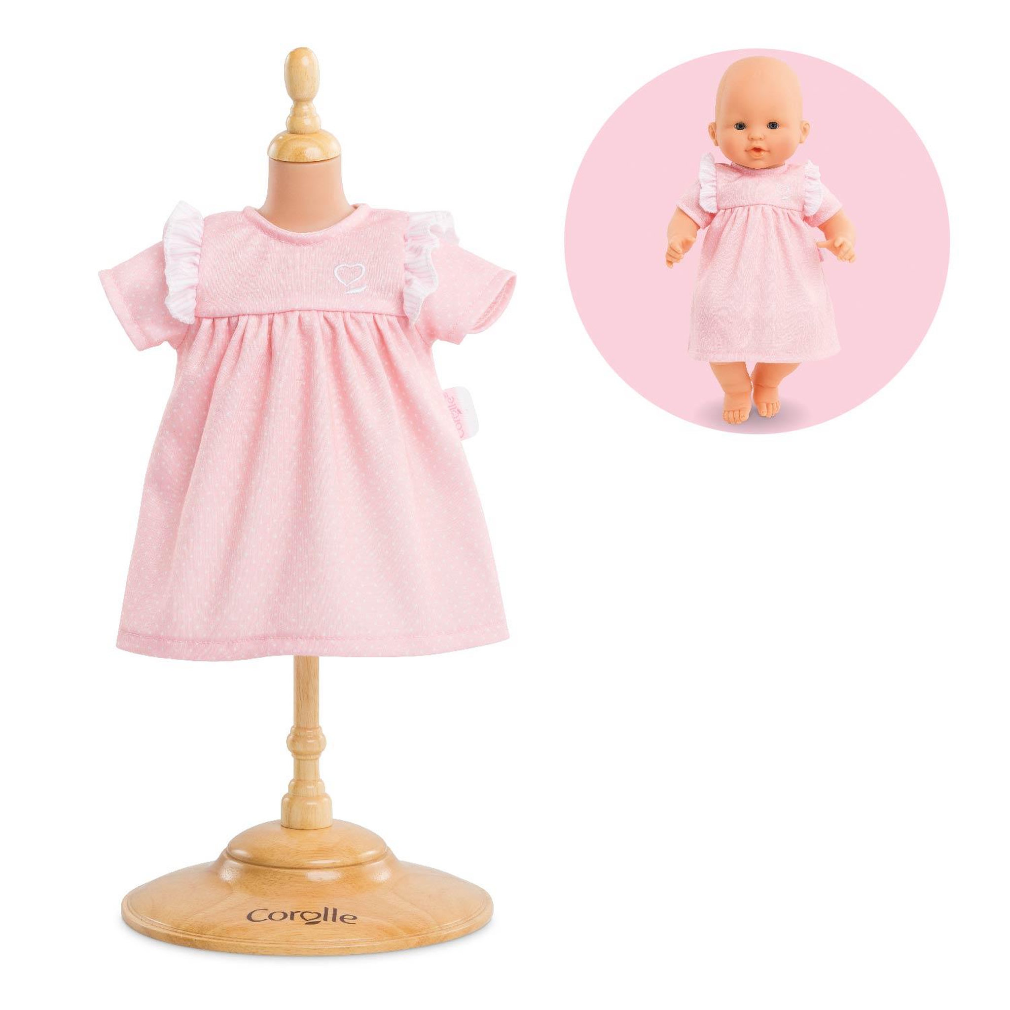 Voir la diapositive 2 : Corolle Robe Dragée pour poupon 36 cm