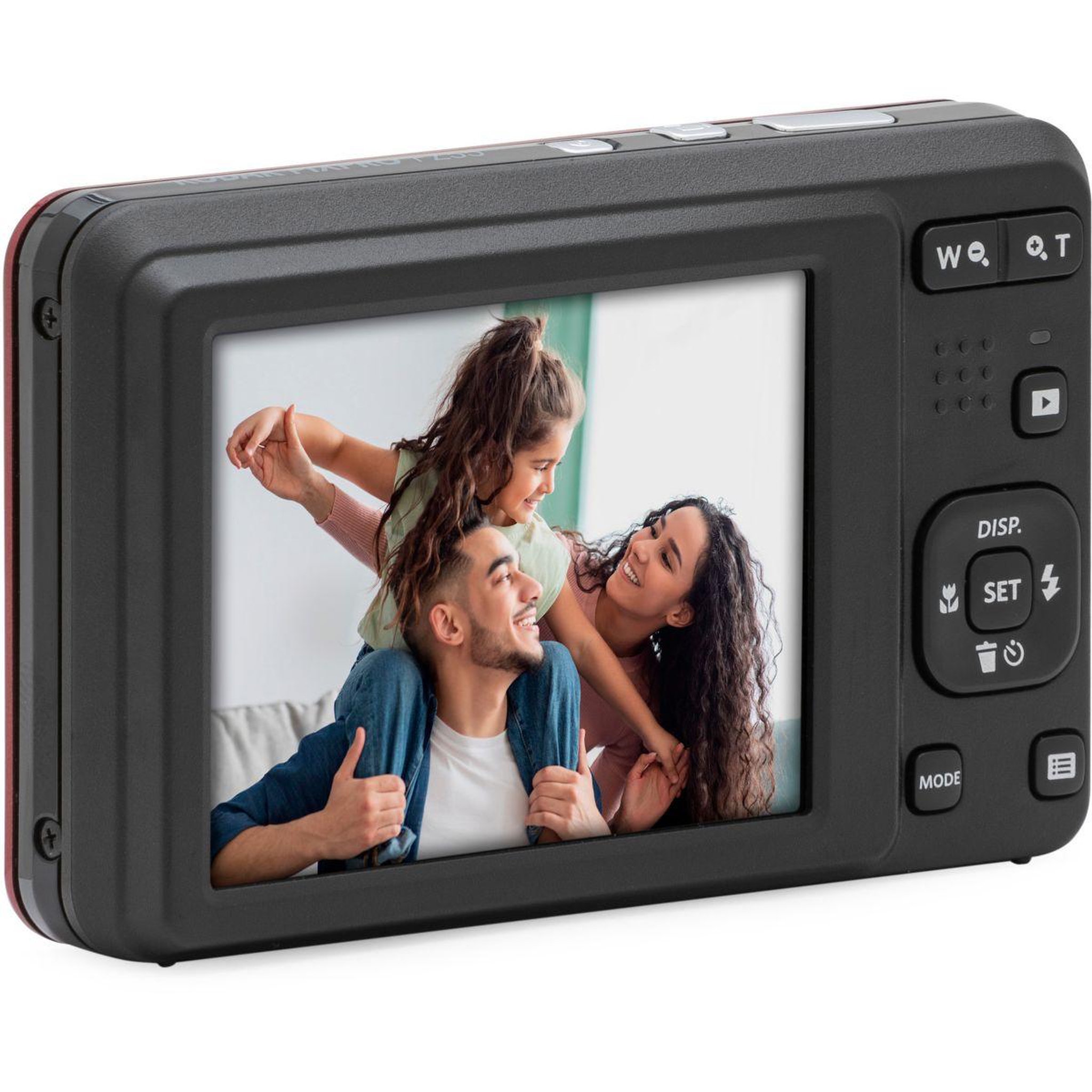Voir la diapositive 3 : Kodak Appareil photo Compact FZ55 Red