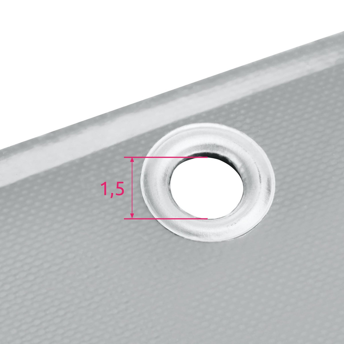 tectake Bâche de protection étanche grise