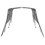 Voir la diapositive 4 : VIDAXL Toit bimini a 3 arceaux parois en maille 183x(137-152)x137 cm