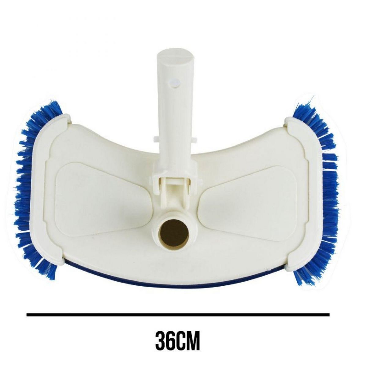 LINXOR Tête de balai aspirant avec brosses latérales pour manche standard ou télescopique