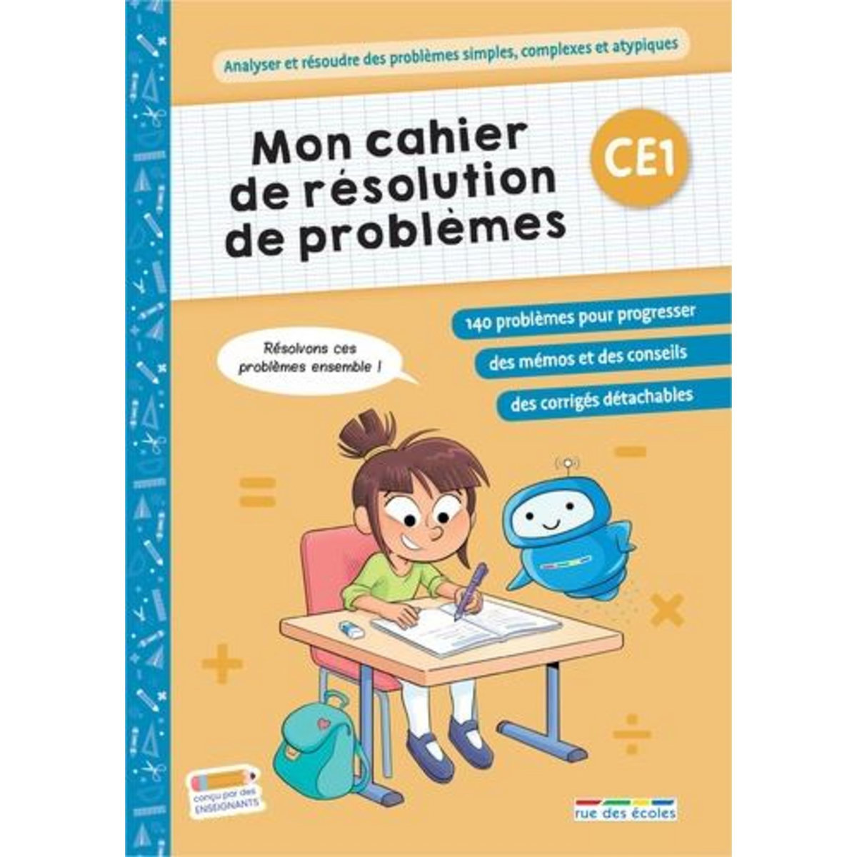 MATHEMATIQUES CE1 MON CAHIER DE RESOLUTION DE PROBLEMES, Démoulin Marion