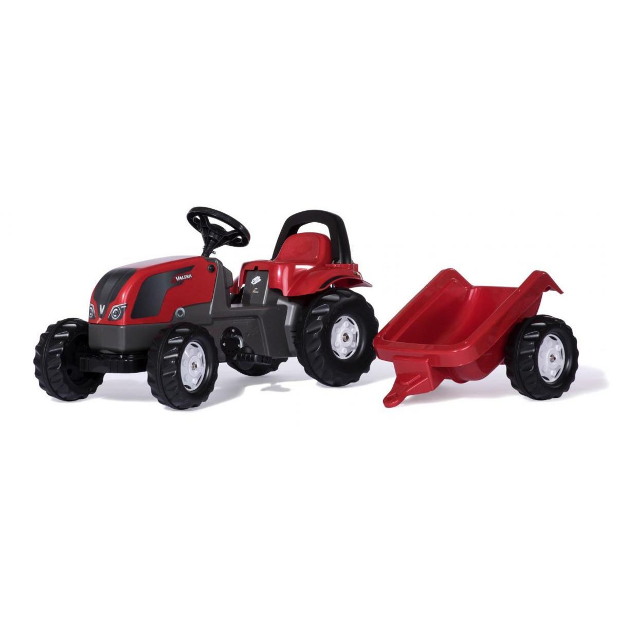 ROLLY TOYS Rolly Toys Tracteur a Pedales + Remorque rollyKid Valtra