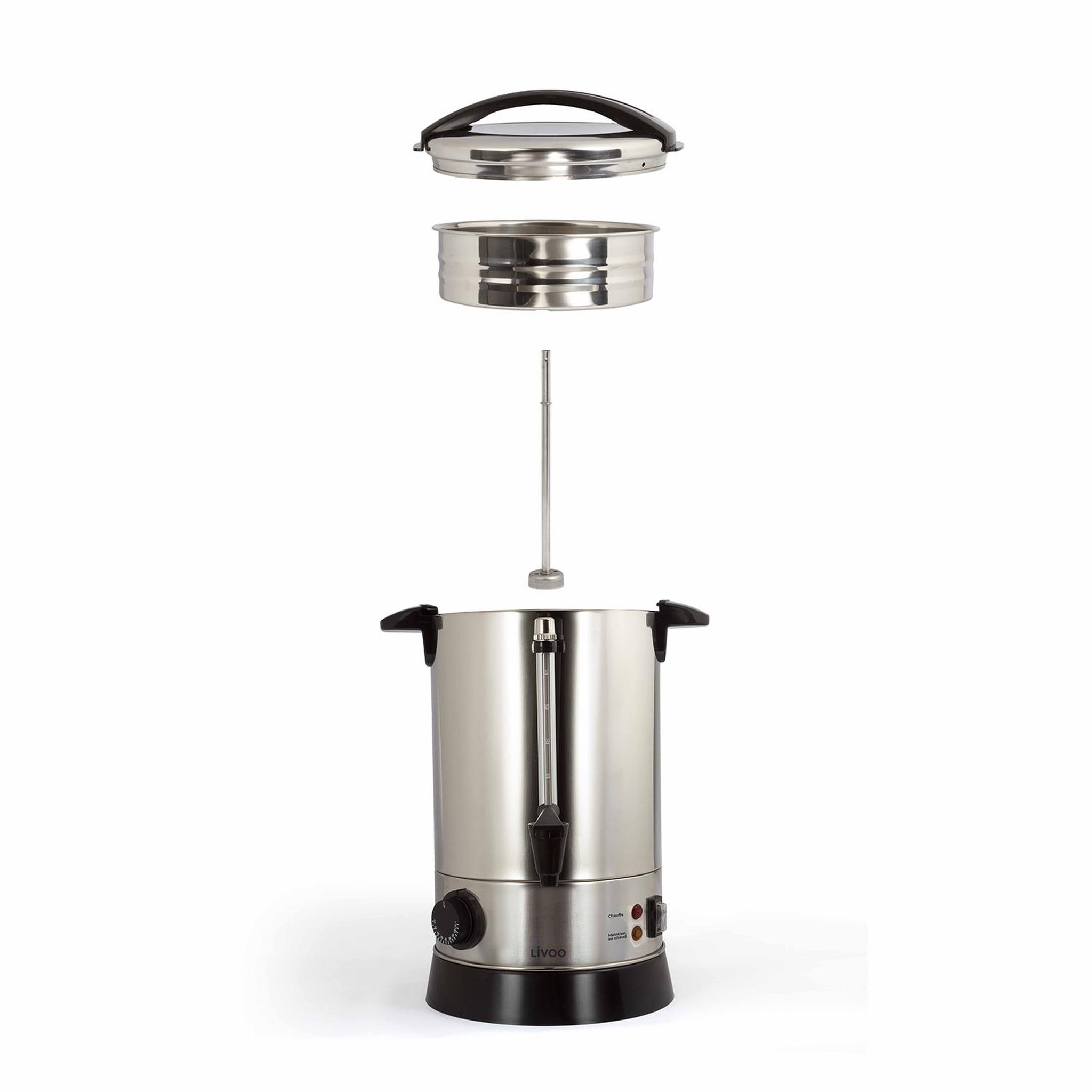 Voir la diapositive 3 : LIVOO Percolateur à café 6.8l 40 tasses - dom397