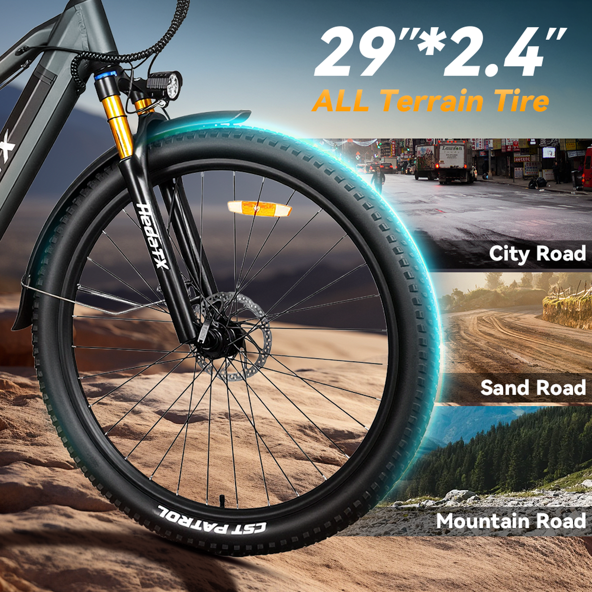Voir la diapositive 6 : HEDATX Vélo électrique HedaTX T19