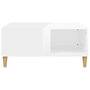 Voir la diapositive 5 : VIDAXL Table basse blanc brillant 80x80x36,5 cm bois d'ingenierie