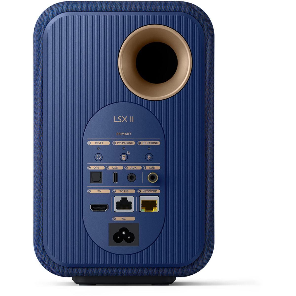 KEF Enceinte résidentielle LSX2 Bleu