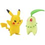 BANDAI Pokémon - Pack de 2 figurines Germignon et Pikachu