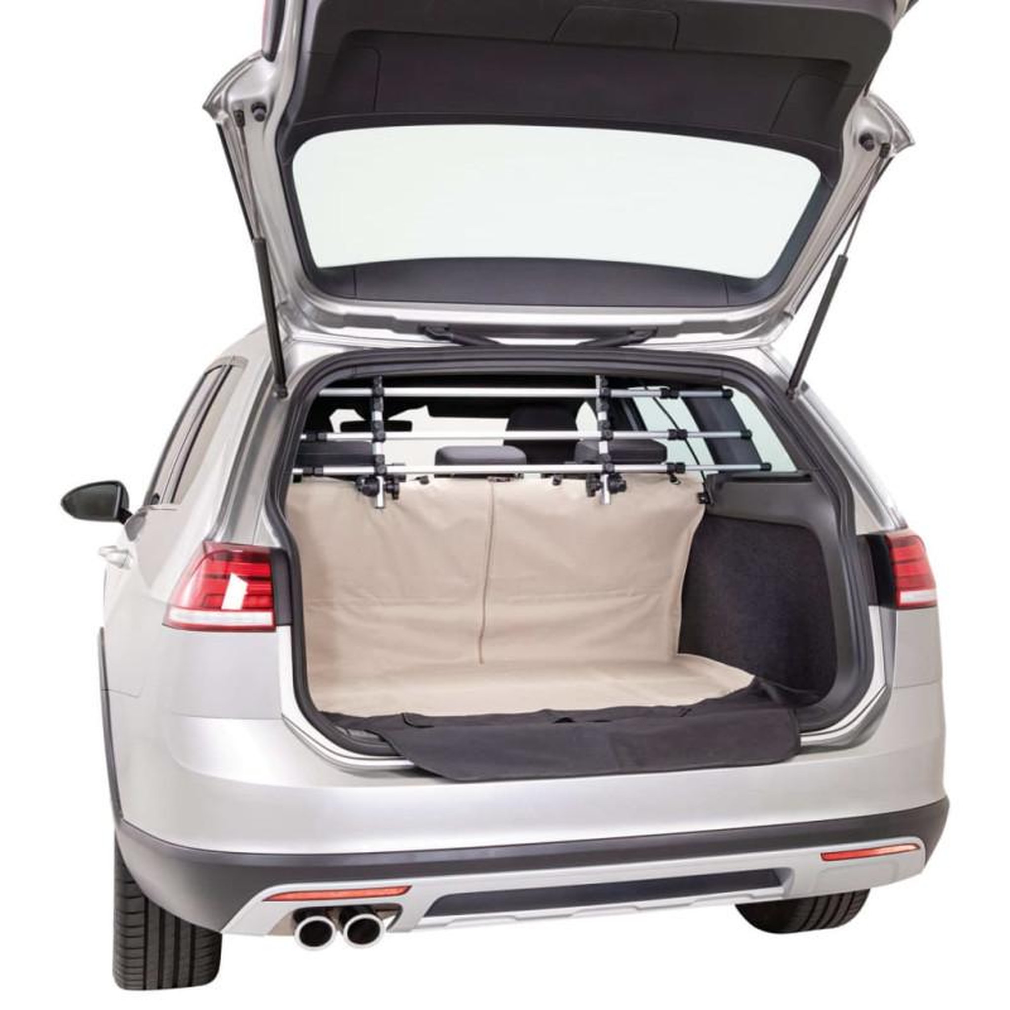 Voir la diapositive 2 : Trixie TRIXIE Couverture de coffre auto avec pare choc Beige et noir
