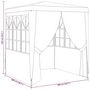 Voir la diapositive 6 : VIDAXL Tente de reception avec parois laterales 2x2 m Blanc 90 g/m^2
