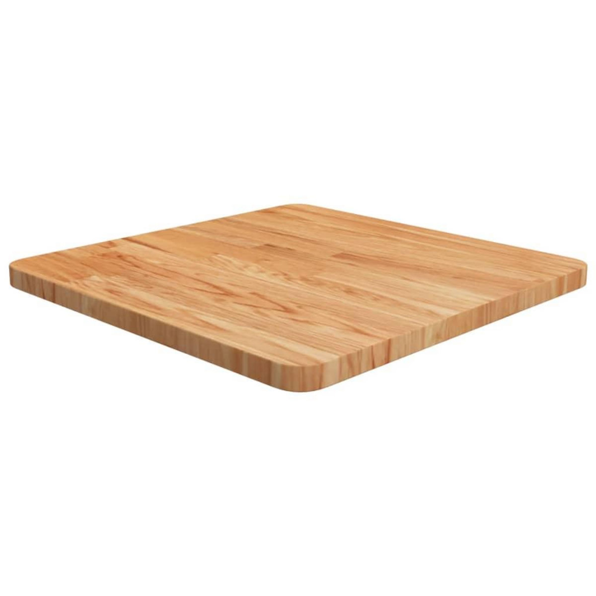 VIDAXL Dessus de table carre Marron clair50x50x2,5cm Bois chene traite