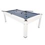 Voir la diapositive 2 : PLAY4FUN Billard Américain HARMONY 6Ft - 206,5 x 116,5 x 80 cm avec accessoires et plateau dînatoire - Couleur Ivoire