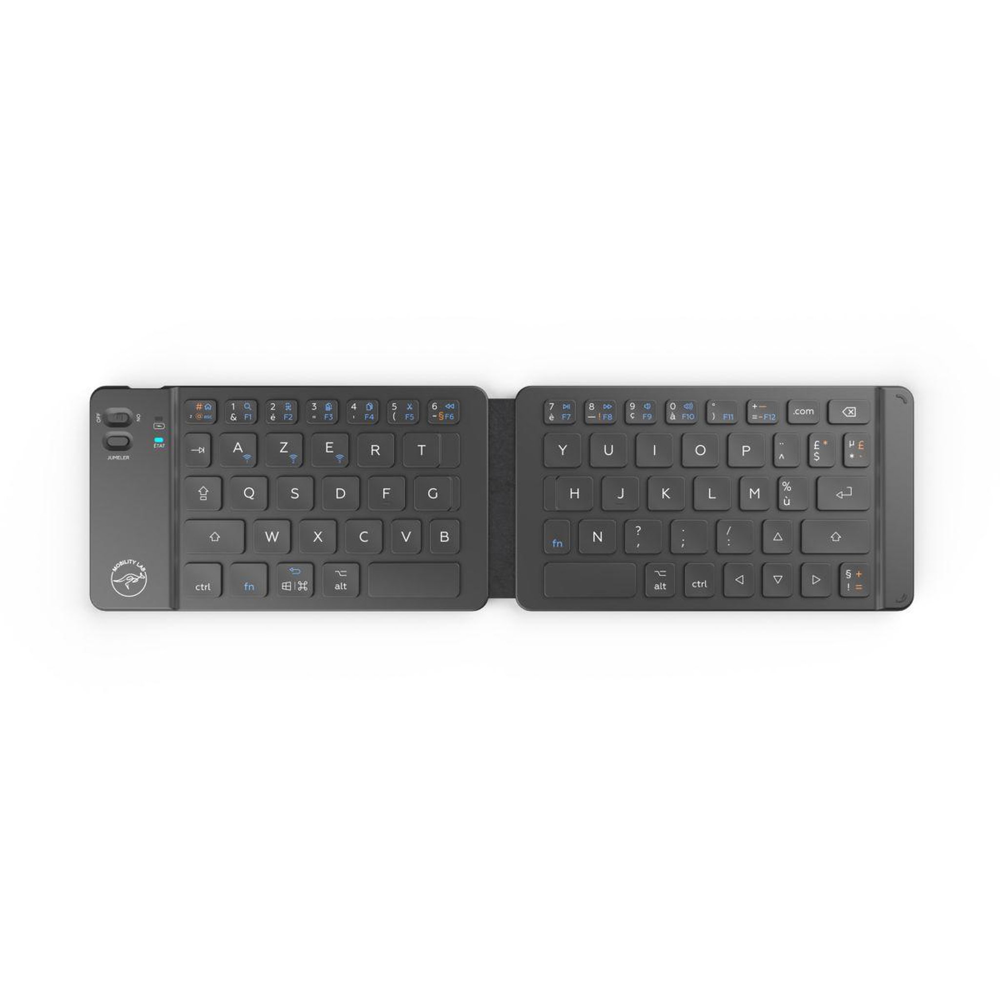 Mobility Lab Clavier sans fil Pliable Universel Bluetooth Noir