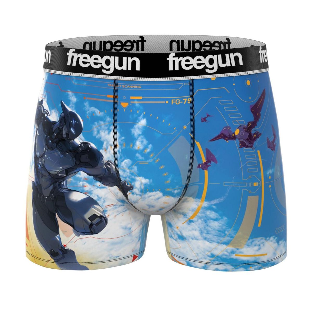 FREEGUN Lot de 3 boxers enfant Heroes
