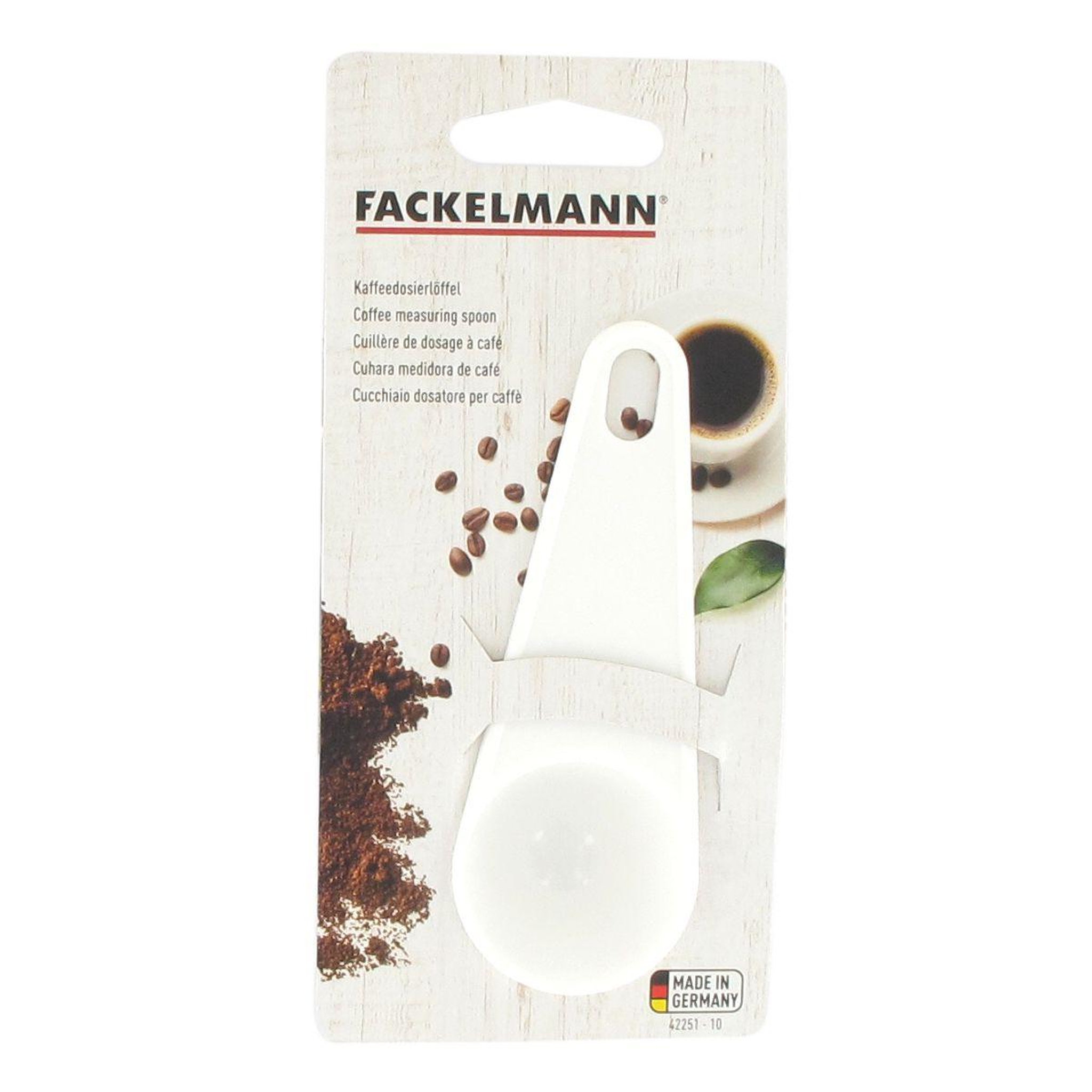 Voir la diapositive 3 : Fackelmann Set de 2 ustensiles de cuisine cuillère à café plastique fackelmann petit déjeuner