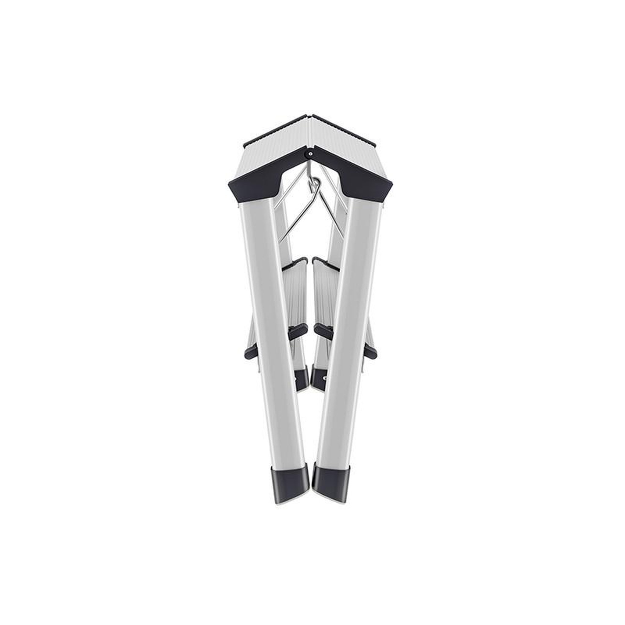 Voir la diapositive 4 : HAILO Marche pied double accès 2x2 marches pliant en aluminium hailo d60