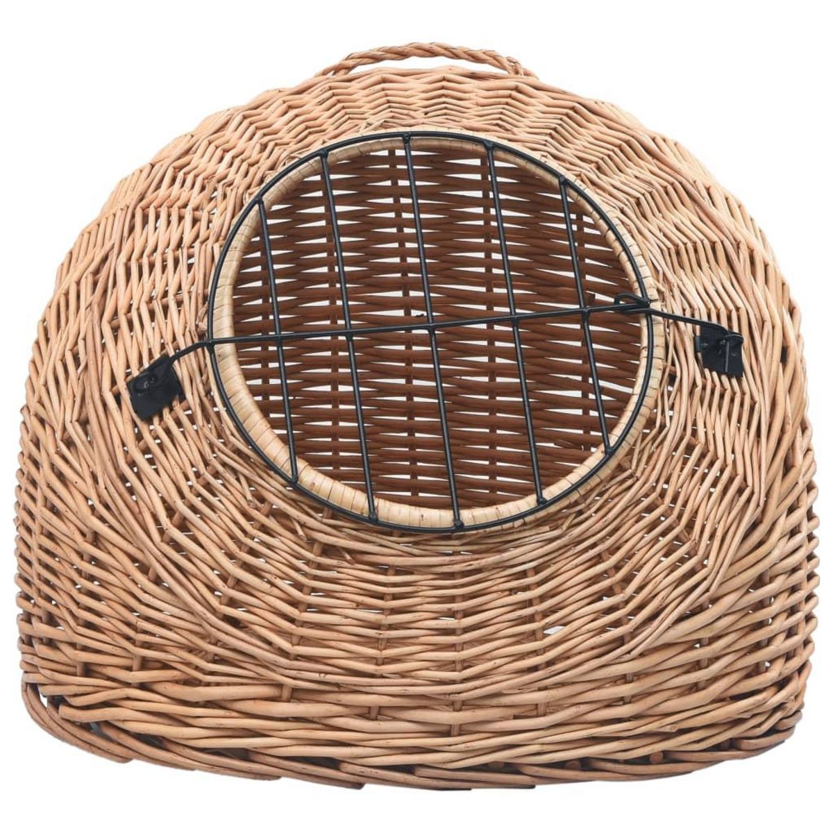 VIDAXL Cage de transport pour chats 50x42x40 cm Saule naturel