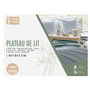 Voir la diapositive 2 : FORNORD Plateau de lit sur pied bambou