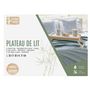 Voir la diapositive 2 : FORNORD Plateau de lit sur pied bambou