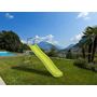 Voir la diapositive 2 : Habitat et Jardin Toboggan de jardin à double vague  Poly  en vert - 240 x 120 x 156 cm