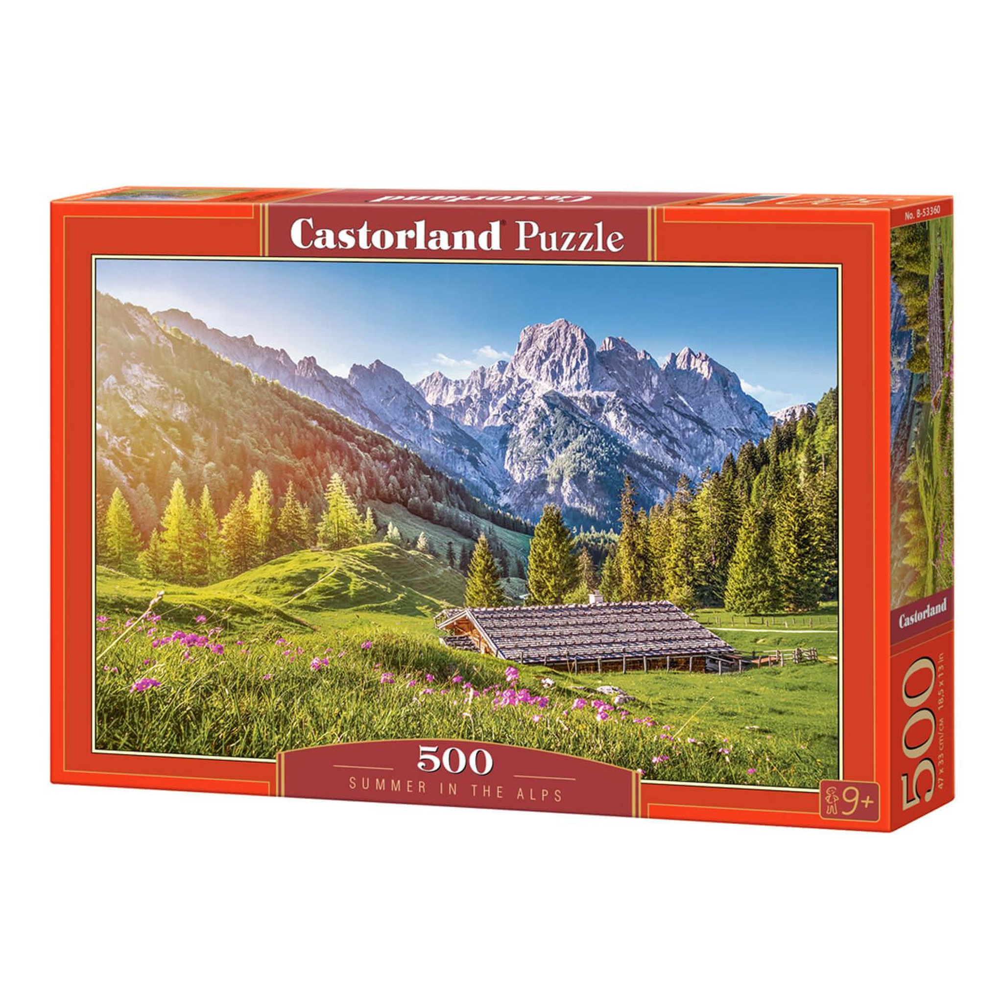 Voir la diapositive 2 : Castorland Puzzle 500 pièces : Eté dans les Alpes