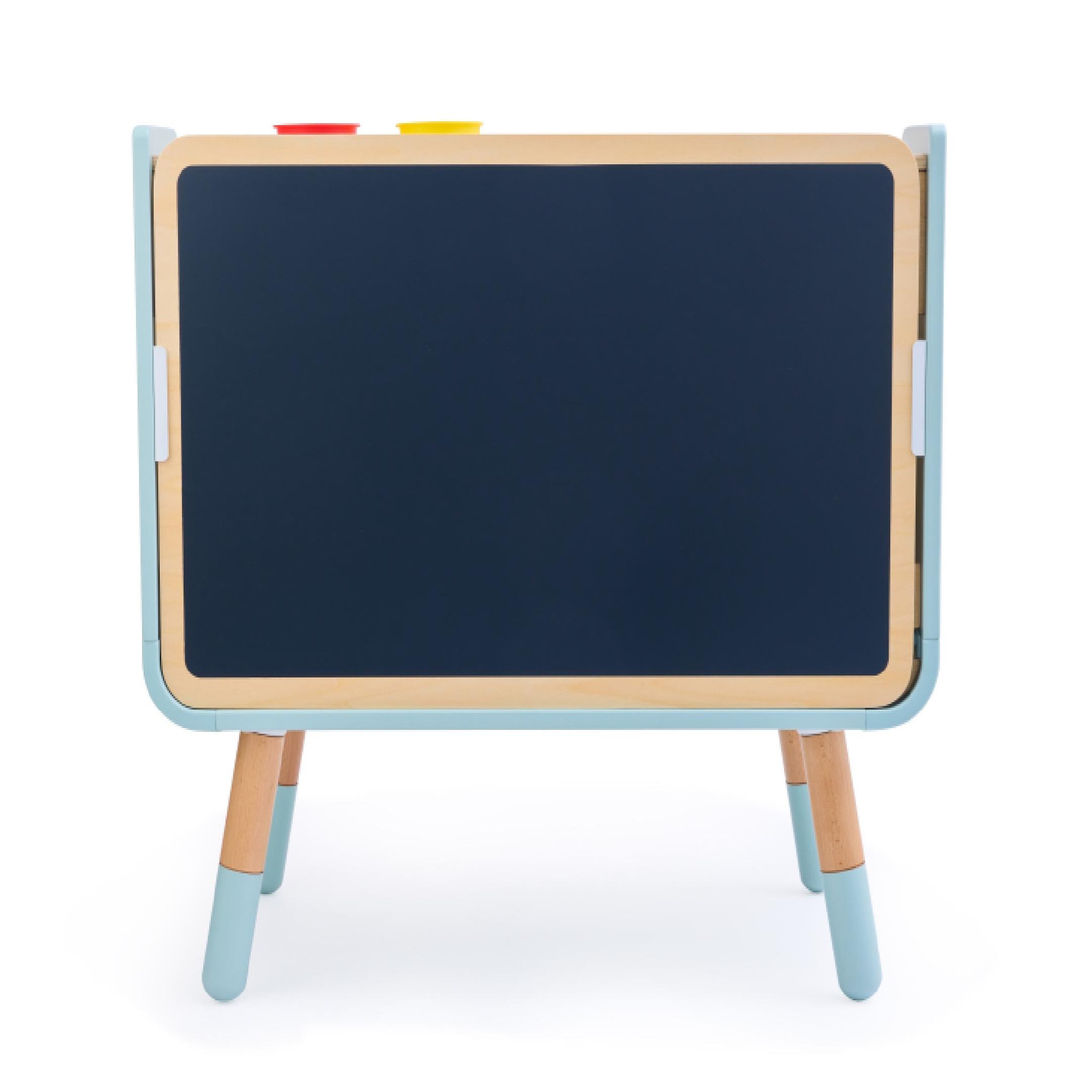 Voir la diapositive 5 : Hape Bibliothèque/tableau à dessin 2 en 1 en bois play furniture
