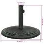 Voir la diapositive 6 : VIDAXL Socle de parasol Vert 45x45x30 cm Fonte