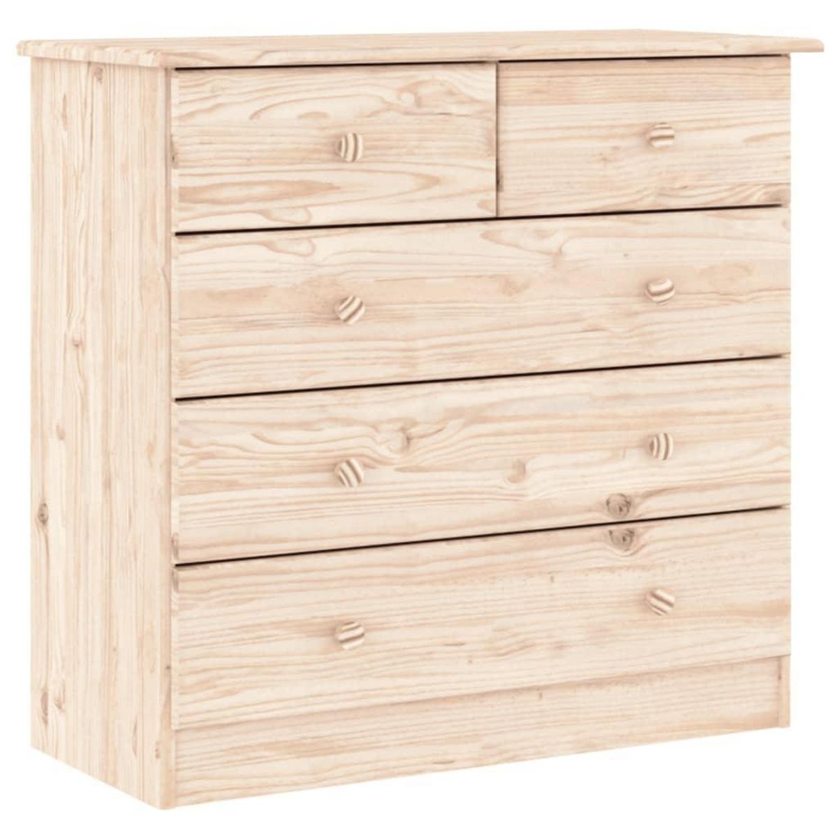 VIDAXL Commode ALTA 77x35x73 cm bois massif de pin
