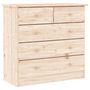 Voir la diapositive 2 : VIDAXL Commode ALTA 77x35x73 cm bois massif de pin