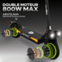 Voir la diapositive 2 : URBANGLIDE UrbanGlide E-Cross Pro BOOST 2  – Trottinette électrique 10  2x800W 50km