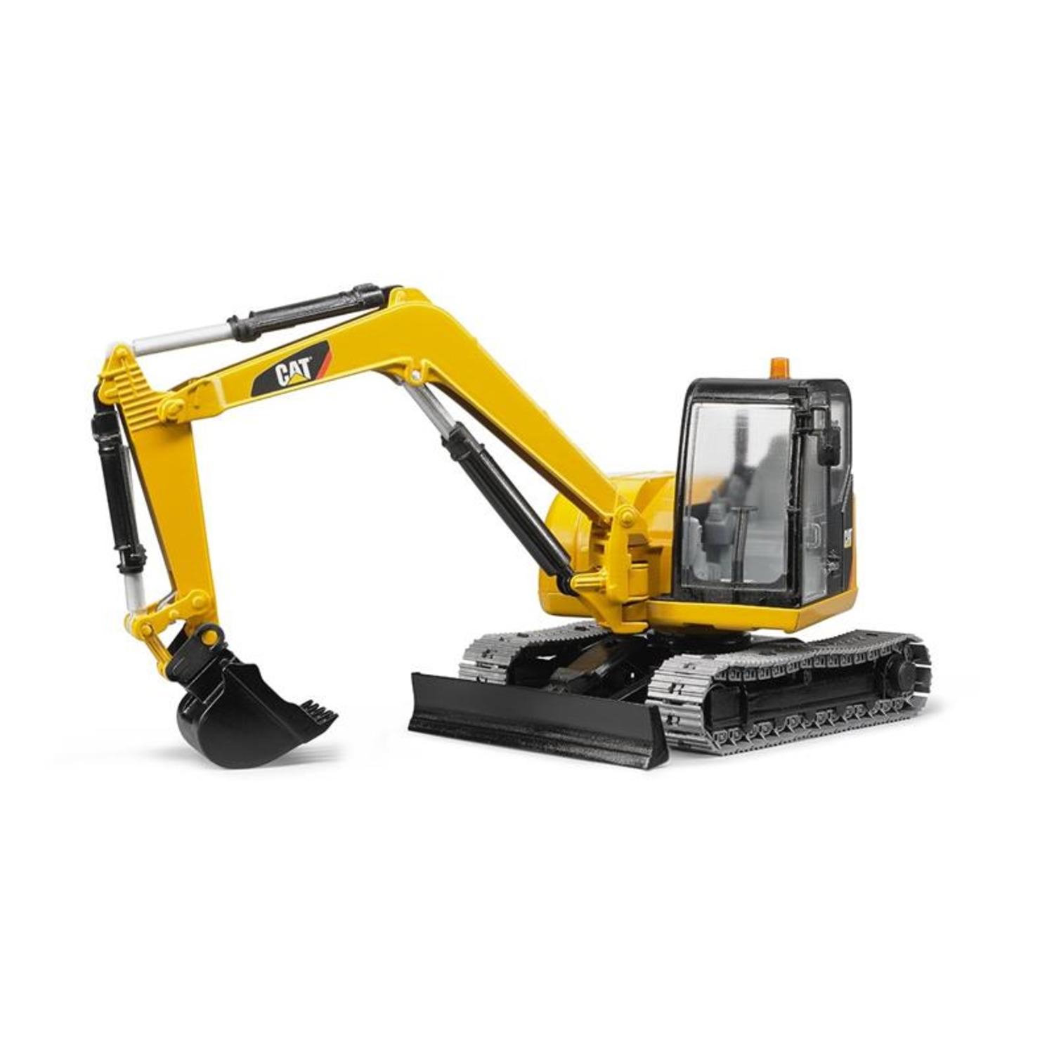 Modèle réduit pelleteuse BRUDER Cat® Mini Excavator 1:16 ABS - vue 3