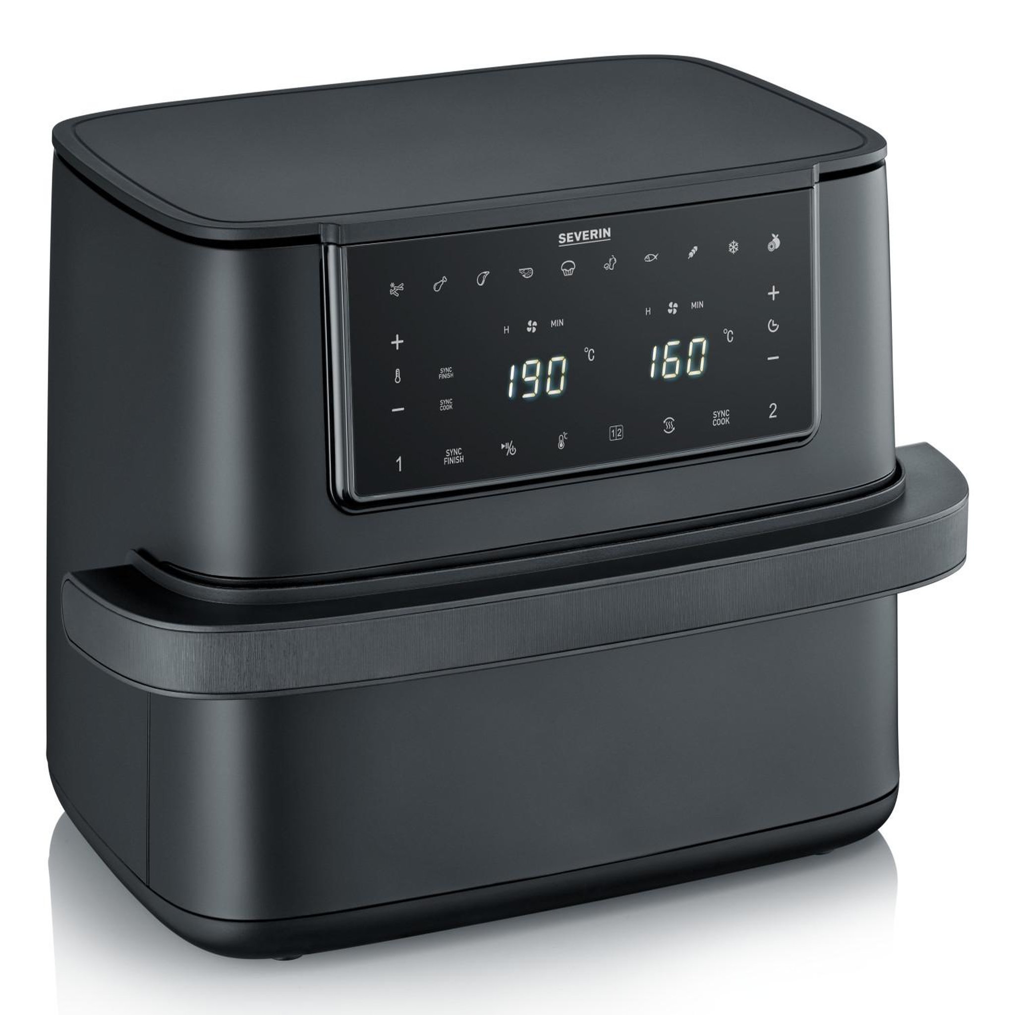 Voir la diapositive 3 : SEVERIN Friteuse à air chaud 9l 2600w noir - fr2490