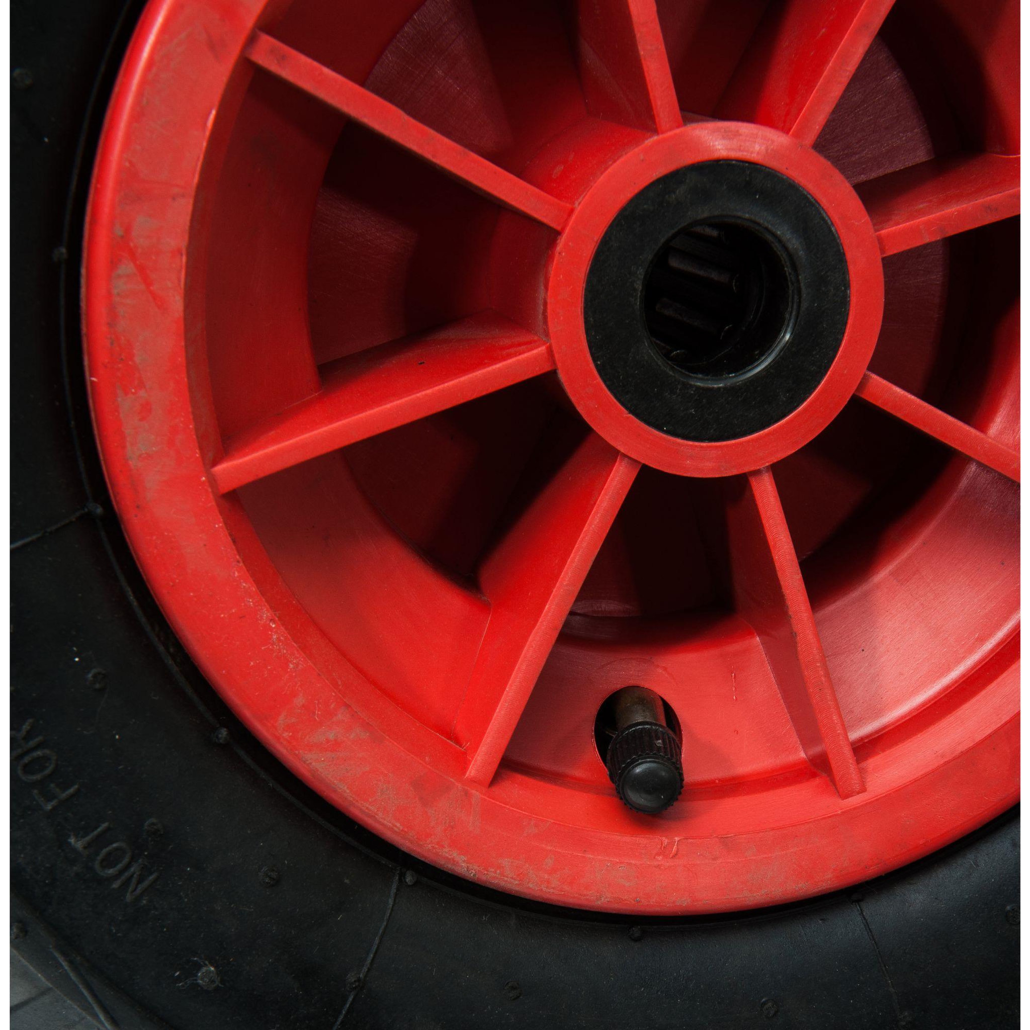 Voir la diapositive 4 : WERKAPRO Roue gonflable 12'' 300x85  alésage 20mm werka pro