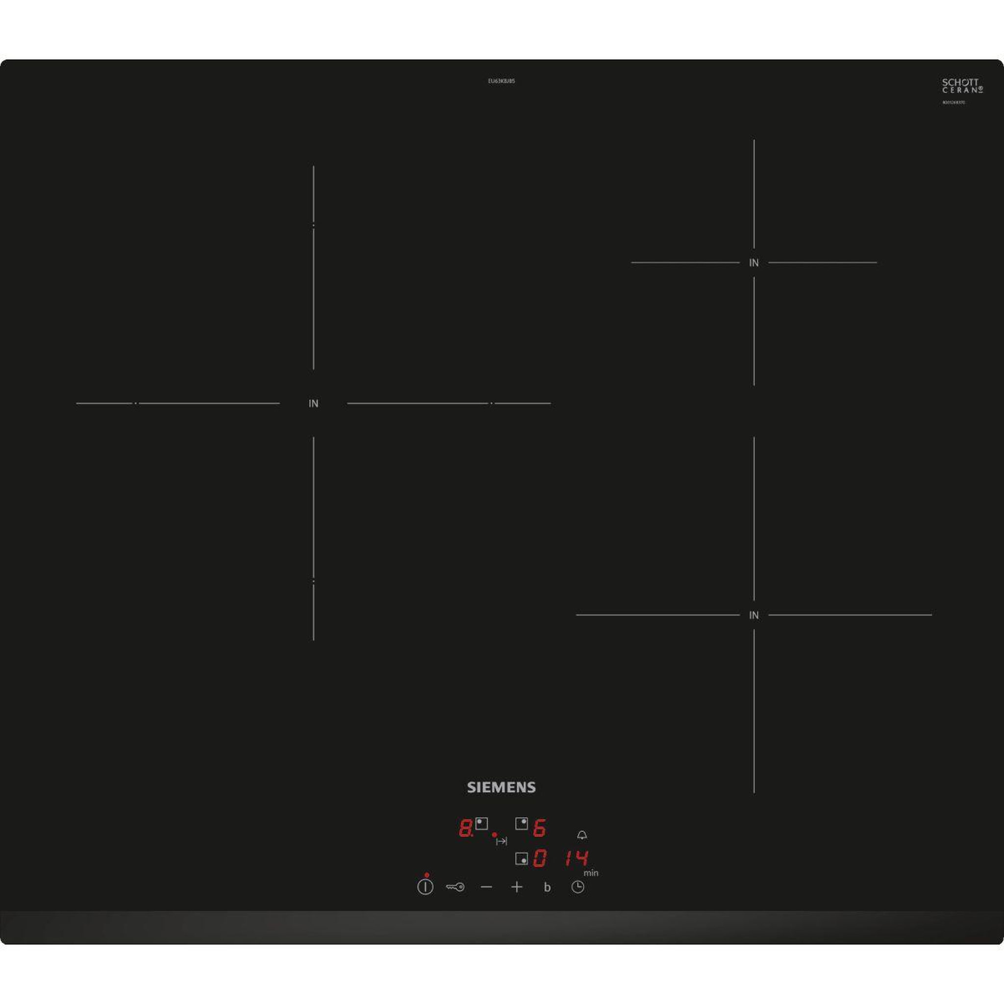 Siemens Plaque induction eu63kbjb5e iq300 touchcontrol