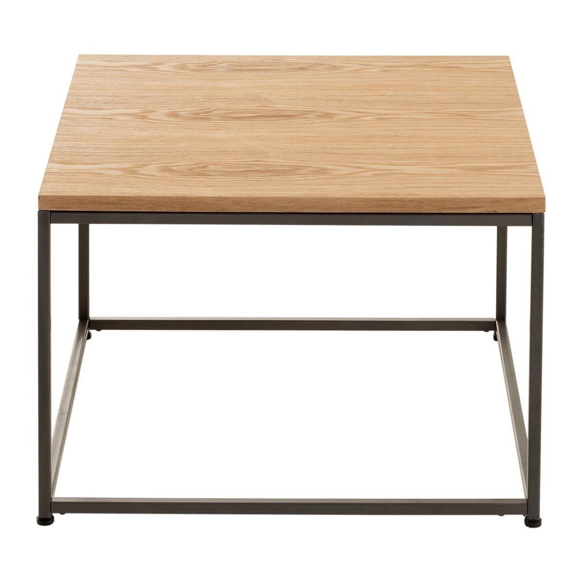 Voir la diapositive 2 : J-LINE Table d'appoint en bois  dresa  60cm naturel