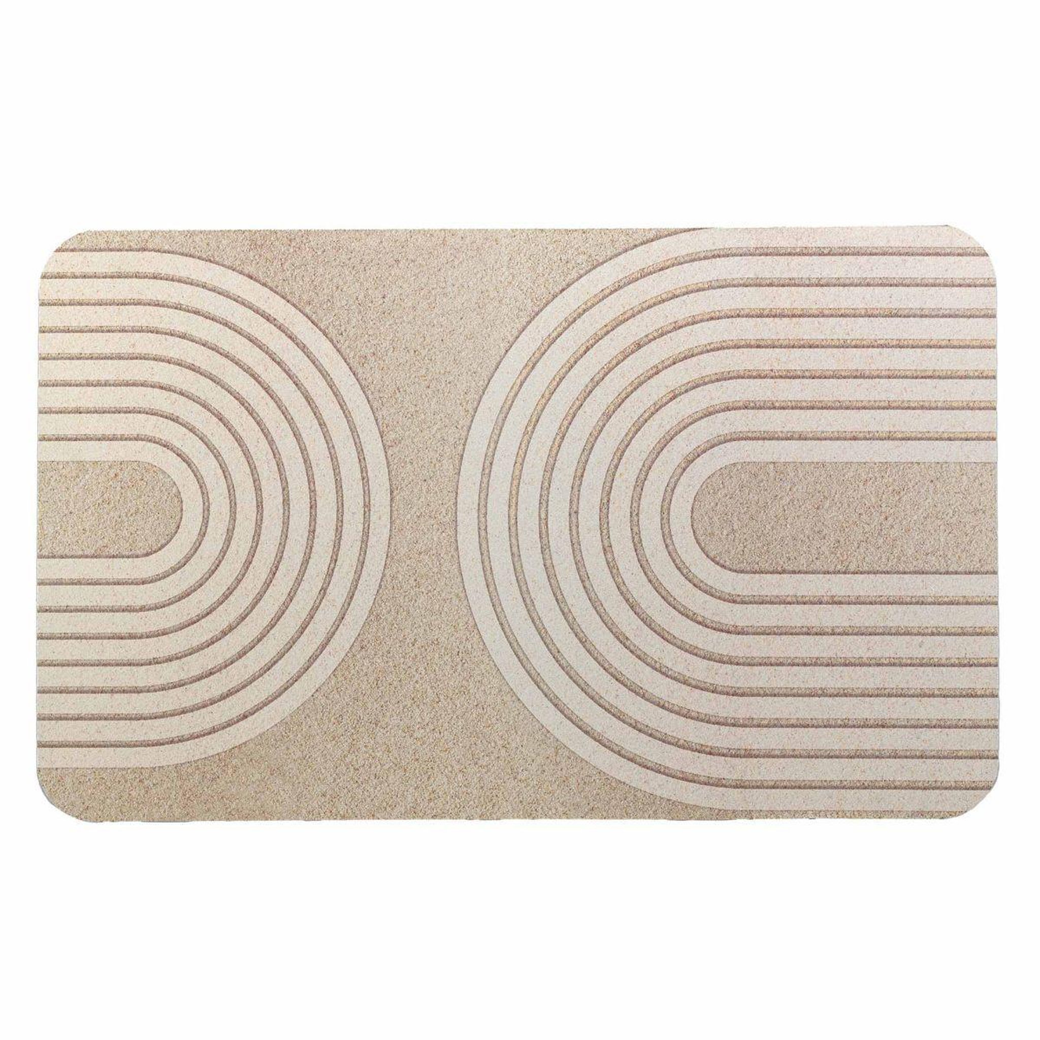 Douceur d'Intérieur Tapis de bain ultra-absorbant  adriel  50x80cm naturel