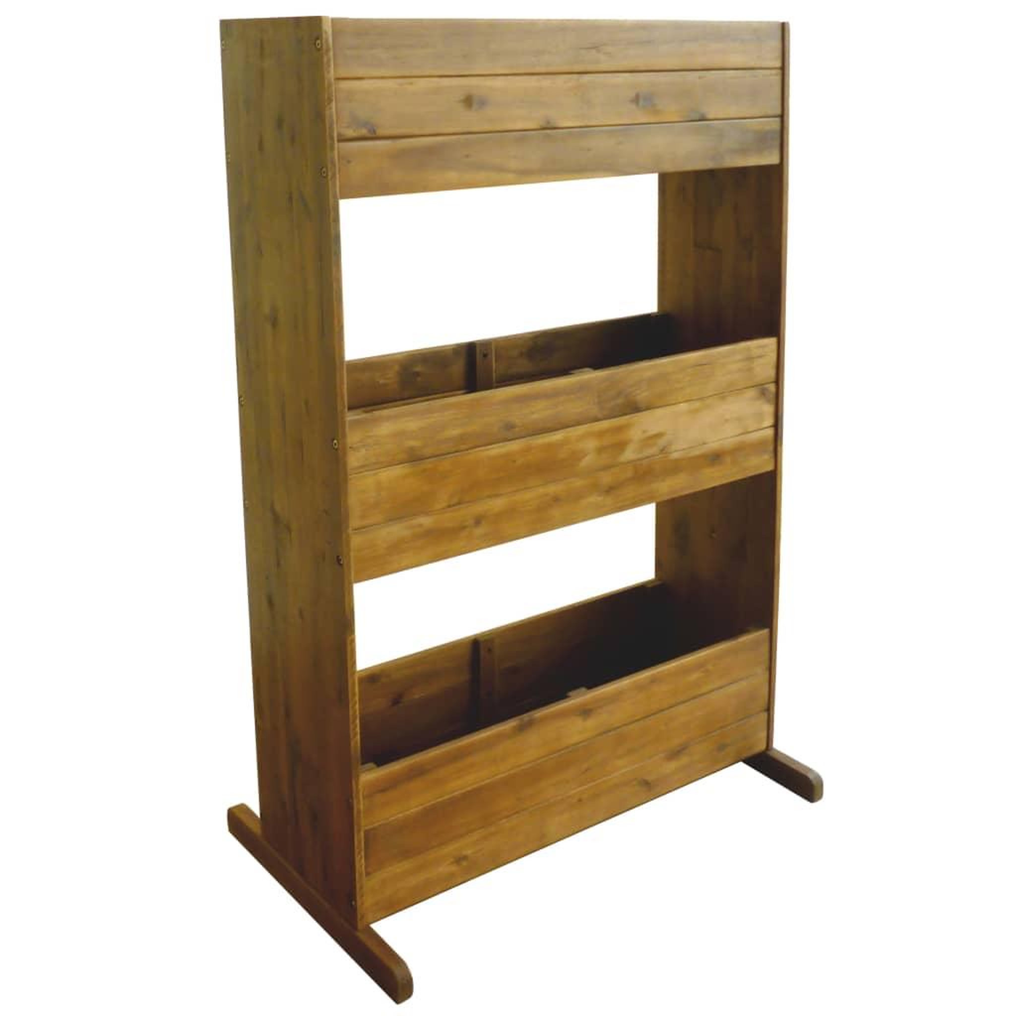 VIDAXL Lit sureleve de jardin a 3 niveaux bois massif d'acacia