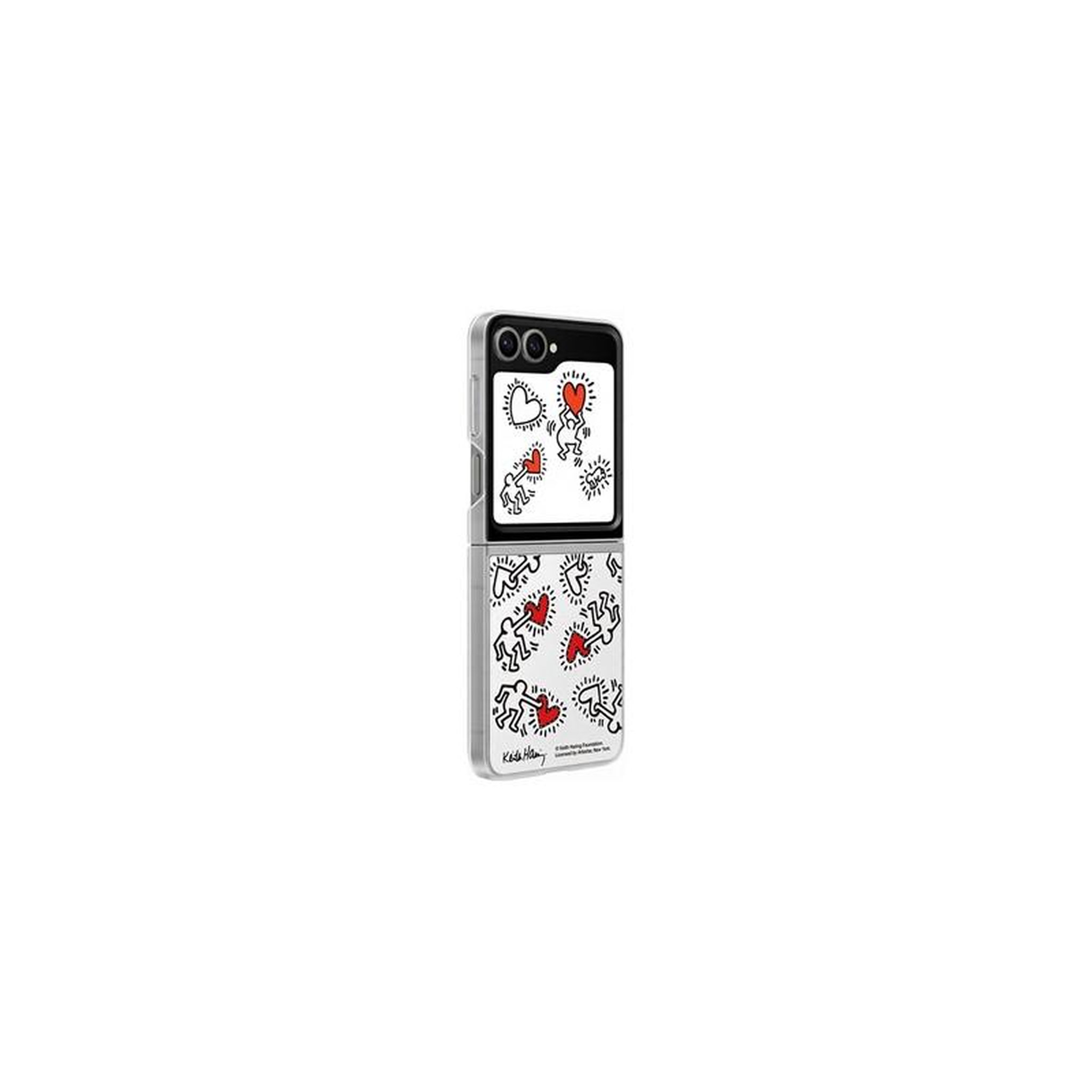 Voir la diapositive 4 : Samsung Coque et étui téléphone mobile Samsung Coque personnalisable Keith Harring Galaxy Z Flip 6 Blanc